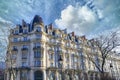 Paris, typical facade and dome