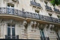 Paris, typical old apartment building