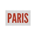 Paris typography slogan drawing modern Fashion Slogan for T-shirt and apparels graphic vector Print