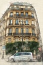 Paris urban landscape