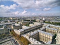 Paris view on Cite island in daylight. Royalty Free Stock Photo