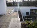 Paris - Villa Savoye (Roof View at Ramp) Royalty Free Stock Photo