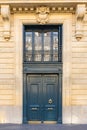 Paris, wooden door