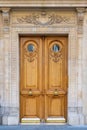 Paris, wooden door