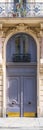 Paris, wooden door