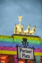 Pariser Platz in front of Brandenburger tor.