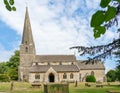 The parish church of All Saints in Bisley, a picturesque Cotswold village in Gloucestershire Royalty Free Stock Photo