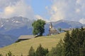 Parish church of Austrian Kosten, Pustertal Valley Royalty Free Stock Photo