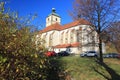 Parish church in Benesov nad Ploucnici Royalty Free Stock Photo