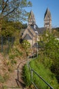 Parish church in Clervaux Royalty Free Stock Photo