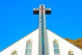 Parish church cross Madeira Portugal Royalty Free Stock Photo