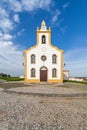 The parish church of Flor da Rosa Royalty Free Stock Photo