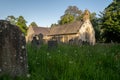 Llantysilio Parish Church near Horseshoe falls Royalty Free Stock Photo