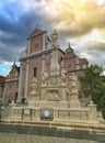 The Parish Church in the main square of the charming little town of Frohnleiten in the district of Graz-Umgebung,Steiermar region,