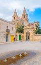 Parish Church of Mellieha, Malta Royalty Free Stock Photo