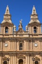 Parish Church of Mellieha in Malta Royalty Free Stock Photo