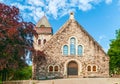 A parish church of the Church of Norway in the town of Alesund.More og Romsdal county.Norway Royalty Free Stock Photo