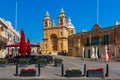 Parish Church of Our Lady in Marsaxlokk, Malta Royalty Free Stock Photo