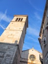 Parish church of our lady of the snow in the old town of Cres, Croatia Royalty Free Stock Photo