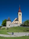 Parish Church of Saint Peter and Paul in Tarvisio Royalty Free Stock Photo