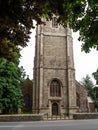 The Parish Church of Saint Peter and Saint Paul, Holsworthy, tower. Devon, UK. Royalty Free Stock Photo