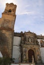 The Parish Church of Santa Maria La Mayor La Coronada is located in the square of the same name, in the town of Medina Sidonia, Sp Royalty Free Stock Photo