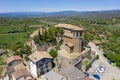 Parish church of Santa Maria is located in Aler Royalty Free Stock Photo