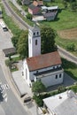 Parish Church of St. Anthony of Padua in Duga Resa, Croatia Royalty Free Stock Photo