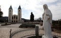 The parish church of St. James, the shrine of Our Lady of Medugorje Royalty Free Stock Photo