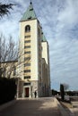 The parish church of St. James, the shrine of Our Lady of Medugorje Royalty Free Stock Photo