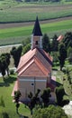 Church of St. Leopold Mandic in Orehovica, Croatia Royalty Free Stock Photo