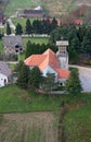 Parish church of the St Mary Magdalene in Kapela, Croatia Royalty Free Stock Photo