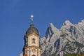 Parish Church of St. Peter and Paul in Mittenwald Royalty Free Stock Photo