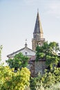 Parish church St. Vitus, Modestus and Crescentia in Groznjan, Cr Royalty Free Stock Photo