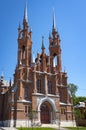 Parish of the Sacred Heart of Jesus of the Roman Catholic Church Polish church was built in 1906 in the historic center of the c