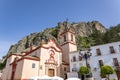 Parish of Santa Maria De La Mesa in Grazalema, considered one of the most beautiful white villages in Spain, in Cadiz, Andalusia, Royalty Free Stock Photo