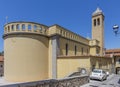 The parish of Santo Stefano in the historic center of Porto Santo Stefano, Grosseto, Italy, on a sunny day Royalty Free Stock Photo