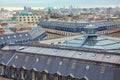 Parisian attics and roofs Royalty Free Stock Photo