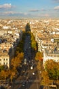 Parisian avenue, France