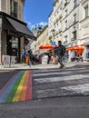 Parisian gay streets, Paris France