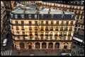 Parisian Haussmann Building View from a Rooftop
