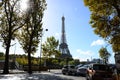 Paris Eiffer Tower Perfect Day Royalty Free Stock Photo