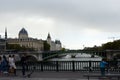 Parisian Seine Bridge View