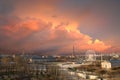 Parisian Skyscape Royalty Free Stock Photo