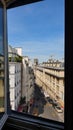 Parisian view from window Royalty Free Stock Photo