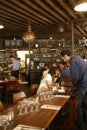 Parisians and tourists spend happy hour in a cafÃÂ©