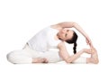 Parivrtta Janu Sirsasana Royalty Free Stock Photo