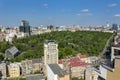 Park aerial view, Kiev Ukraine, Botanical Garden