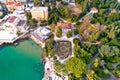 Park Angiolina in Opatija aerial view