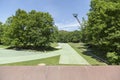 Park athletic stadium Tossols by RCR Arquitectes. Olot,Catalonia,Spain.